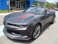 Nightfall Gray Metallic 2017 Chevrolet Camaro LT Convertible 50th Anniversary Exterior