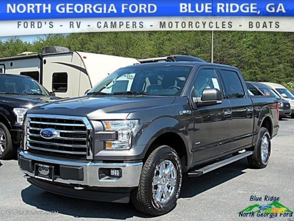 2017 F150 XLT SuperCrew 4x4 - Magnetic / Earth Gray photo #1