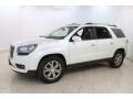 White Diamond Tricoat 2015 GMC Acadia SLT AWD Exterior
