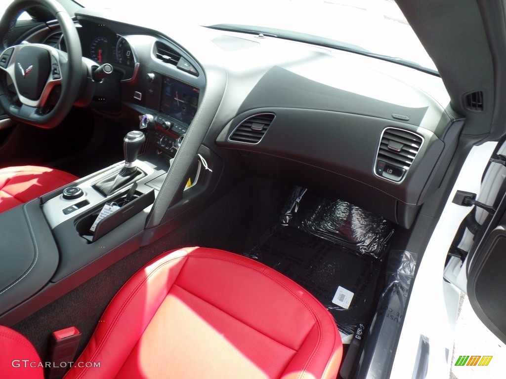 2017 Corvette Stingray Convertible - Arctic White / Adrenaline Red photo #41