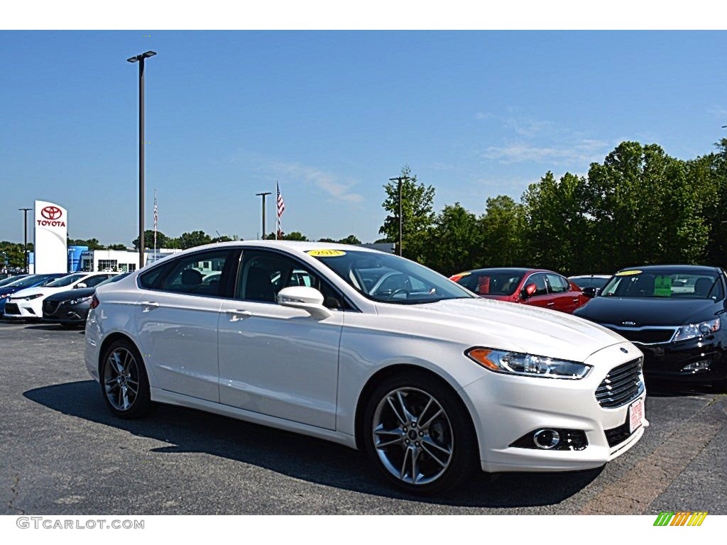 2014 Fusion Titanium - White Platinum / Charcoal Black photo #1
