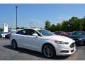 White Platinum 2014 Ford Fusion Titanium