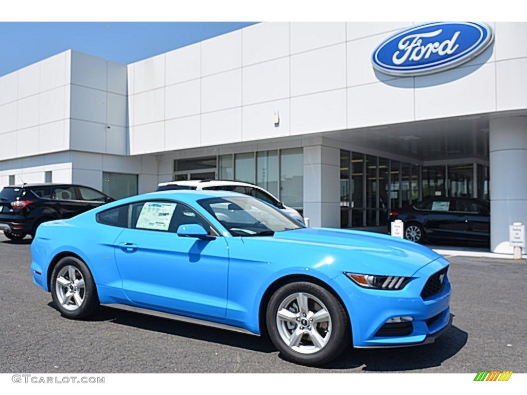 Grabber Blue Ford Mustang