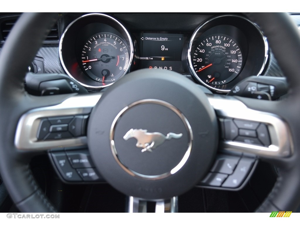 2017 Mustang V6 Coupe - Grabber Blue / Ebony photo #14