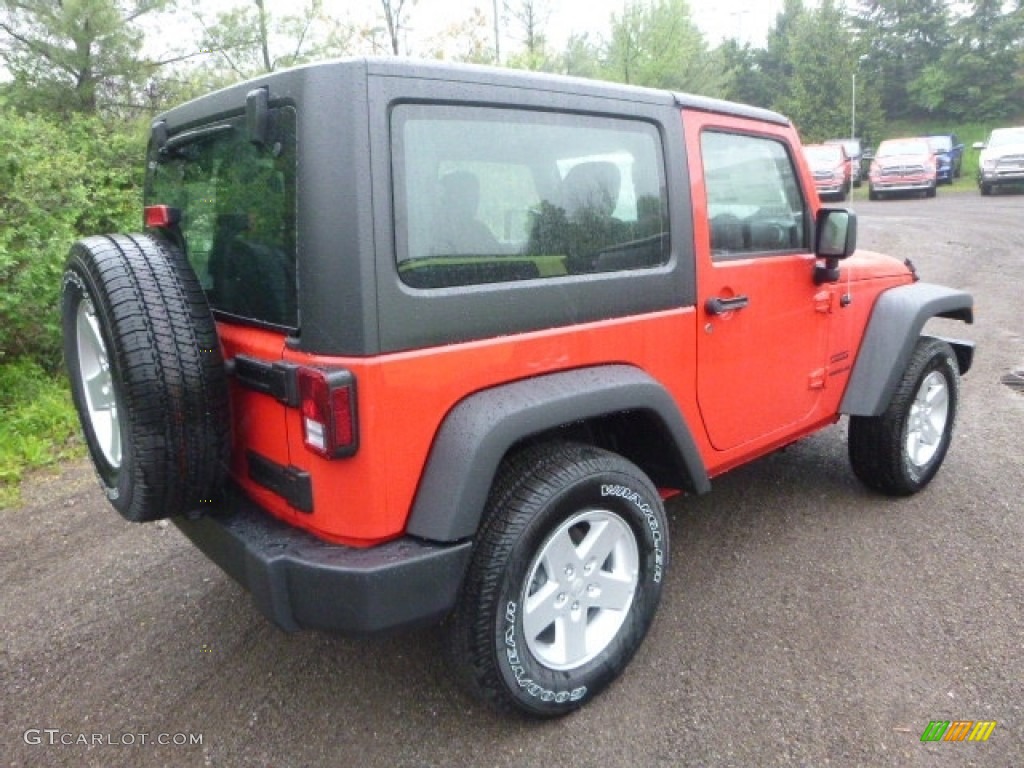 2017 Wrangler Sport 4x4 - Firecracker Red / Black photo #5