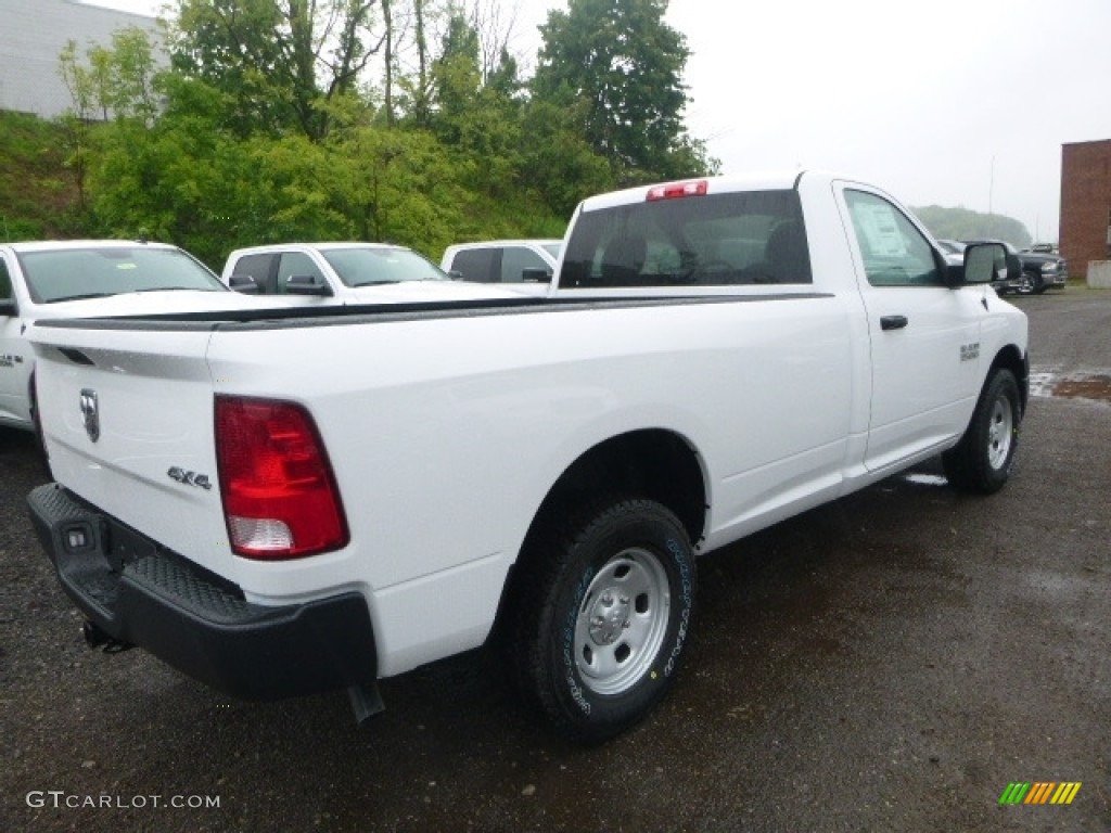 2017 1500 Tradesman Regular Cab 4x4 - Pearl White / Black/Diesel Gray photo #4