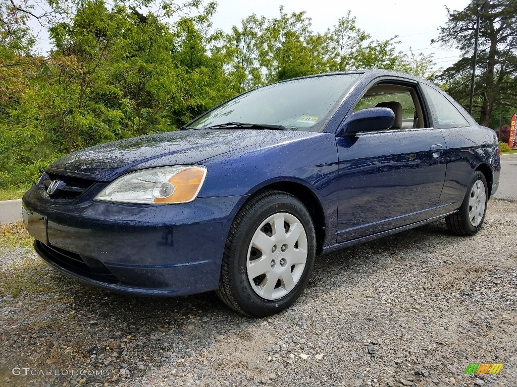 Eternal Blue Pearl 2002 Honda Civic EX Coupe Exterior Photo #120402515