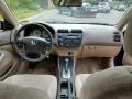 Beige 2002 Honda Civic EX Coupe Dashboard