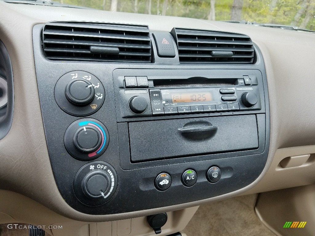 2002 Honda Civic EX Coupe Controls Photo #120403145