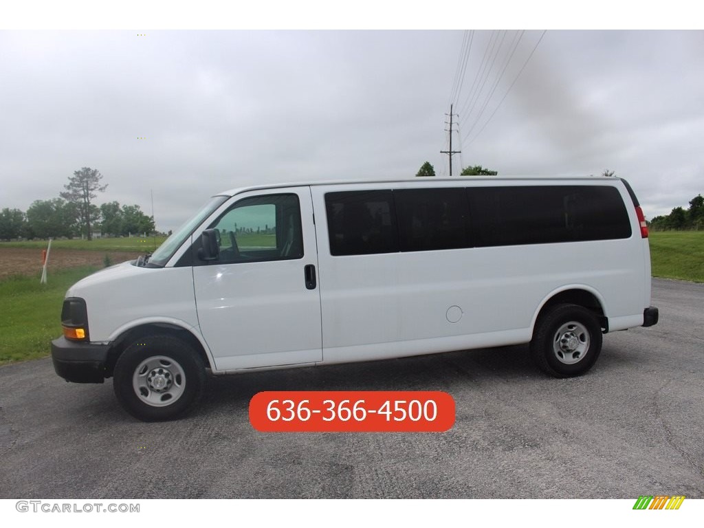 2007 Express LS 3500 Passenger Van - Summit White / Medium Pewter photo #1