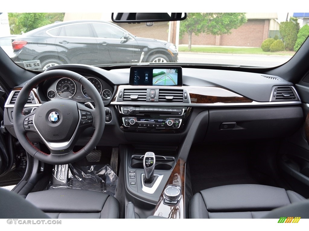 2017 BMW 3 Series 330i xDrive Gran Turismo Black Dashboard Photo #120406154