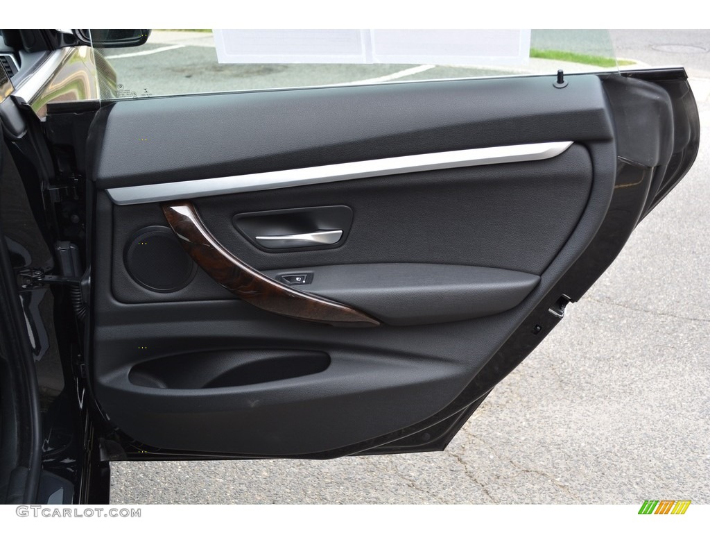 2017 BMW 3 Series 330i xDrive Gran Turismo Black Door Panel Photo #120406367