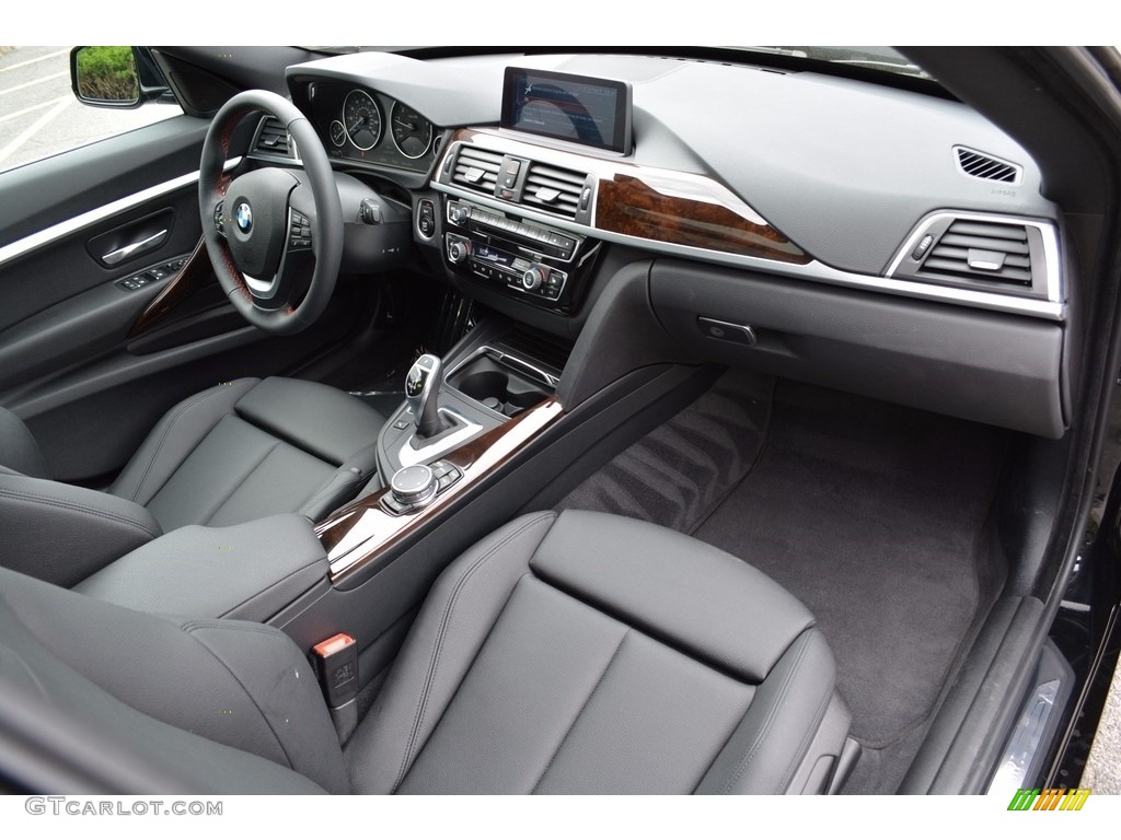 2017 BMW 3 Series 330i xDrive Gran Turismo Black Dashboard Photo #120406439