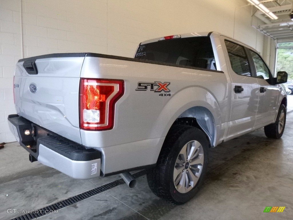 2017 F150 XL SuperCrew 4x4 - Ingot Silver / Black photo #2