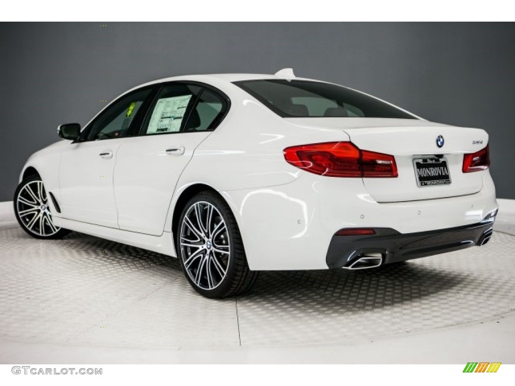 2017 5 Series 540i Sedan - Alpine White / Night Blue photo #3