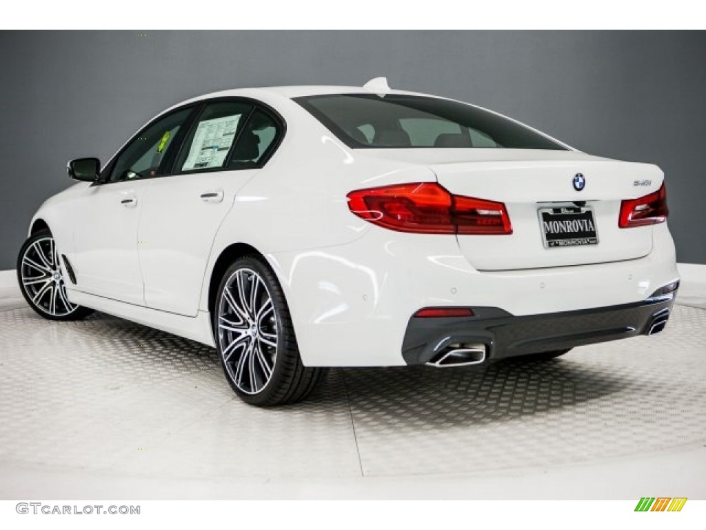 2017 5 Series 540i Sedan - Alpine White / Black photo #3