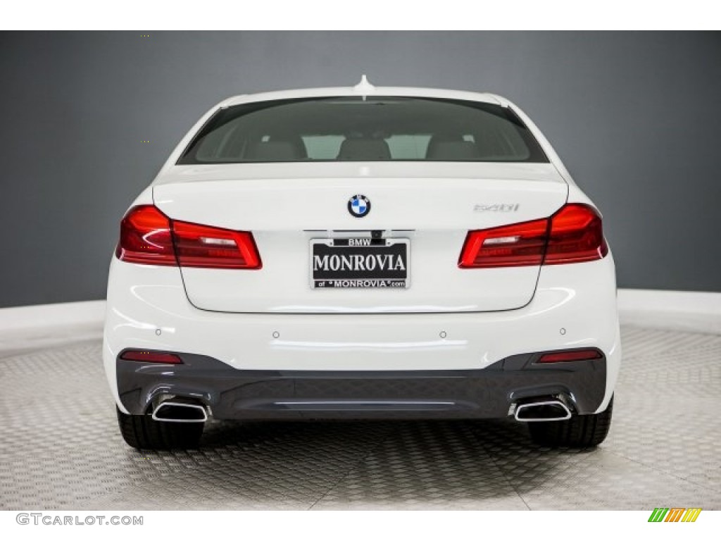 2017 5 Series 540i Sedan - Alpine White / Black photo #4