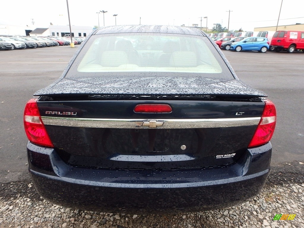 2007 Malibu LT Sedan - Dark Blue Metallic / Cashmere Beige photo #3