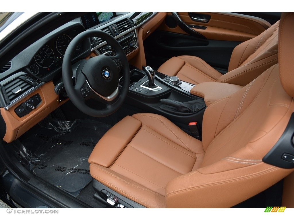 Saddle Brown Interior 2017 BMW 4 Series 430i xDrive Coupe Photo #120408566