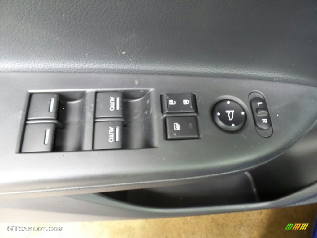 2017 Accord Hybrid EX-L Sedan - Vortex Blue Pearl / Black photo #14