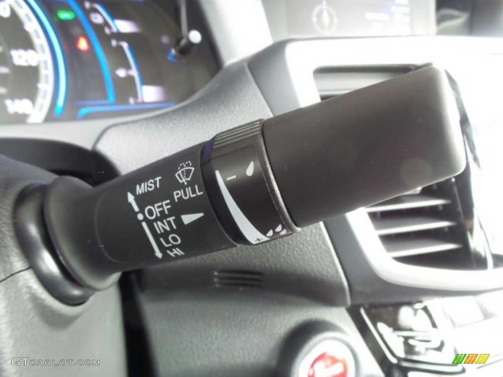 2017 Accord Hybrid EX-L Sedan - Vortex Blue Pearl / Black photo #29