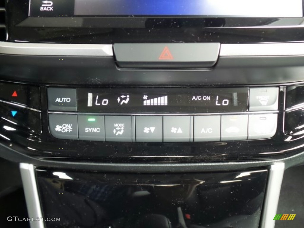 2017 Accord Hybrid EX-L Sedan - Vortex Blue Pearl / Black photo #39