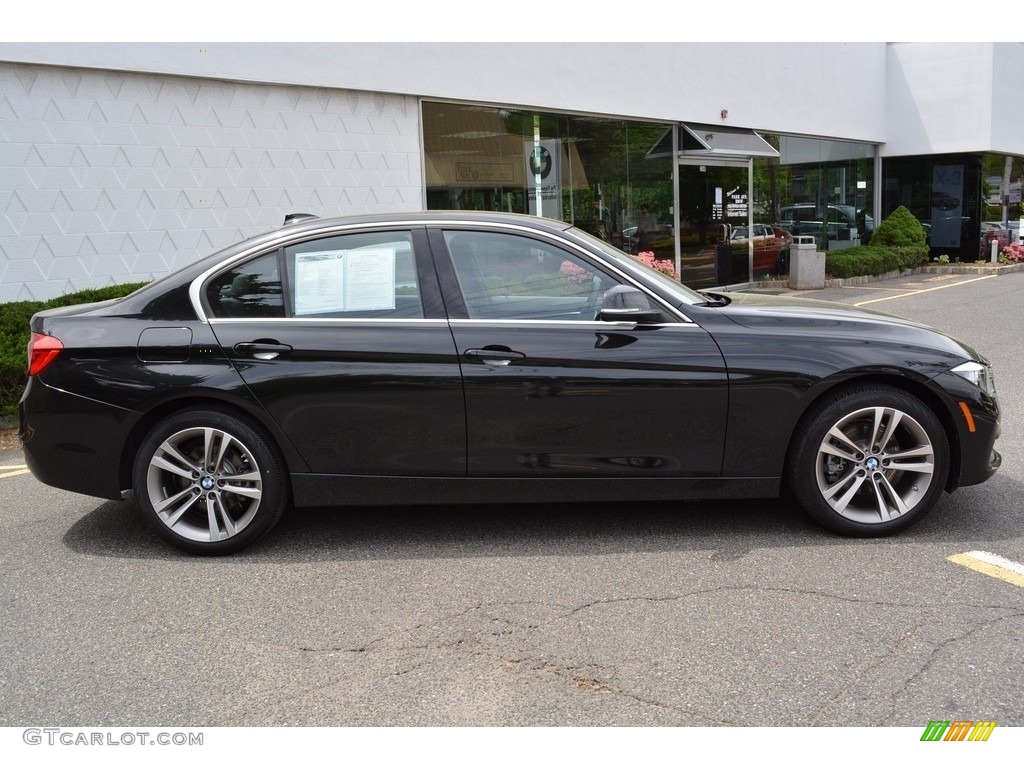 2017 3 Series 330i xDrive Sedan - Jet Black / Black photo #2