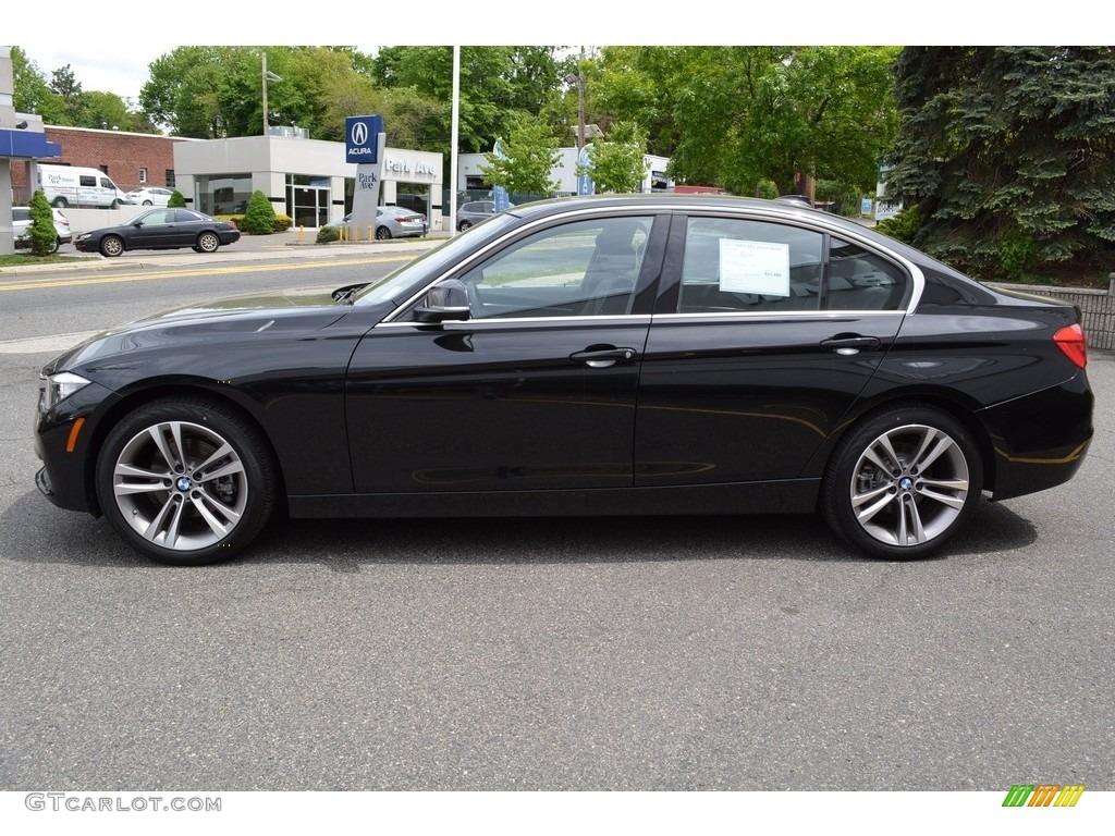 2017 3 Series 330i xDrive Sedan - Jet Black / Black photo #5