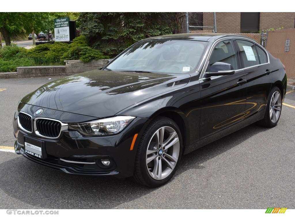 2017 3 Series 330i xDrive Sedan - Jet Black / Black photo #6