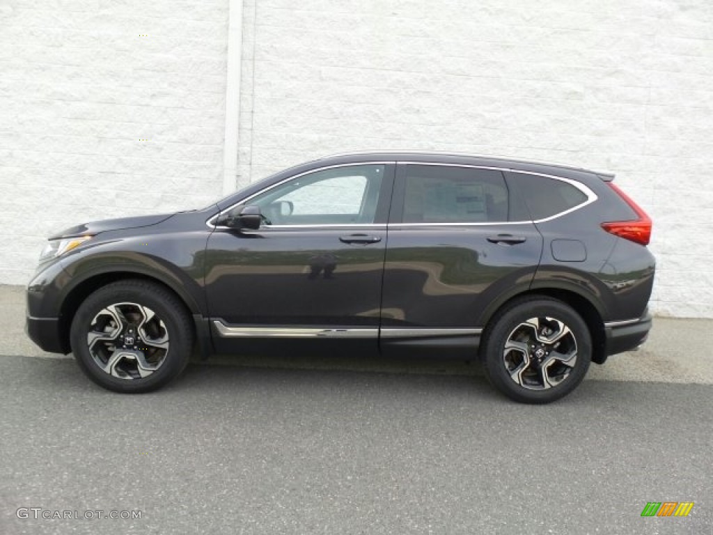 2017 CR-V Touring AWD - Gunmetal Metallic / Gray photo #6