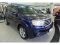 2015 Obsidian Blue Pearl Honda Pilot EX 4WD  photo #3