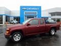 2009 Deep Ruby Red Metallic Chevrolet Colorado LT Extended Cab  photo #1