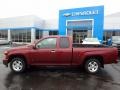 2009 Deep Ruby Red Metallic Chevrolet Colorado LT Extended Cab  photo #3