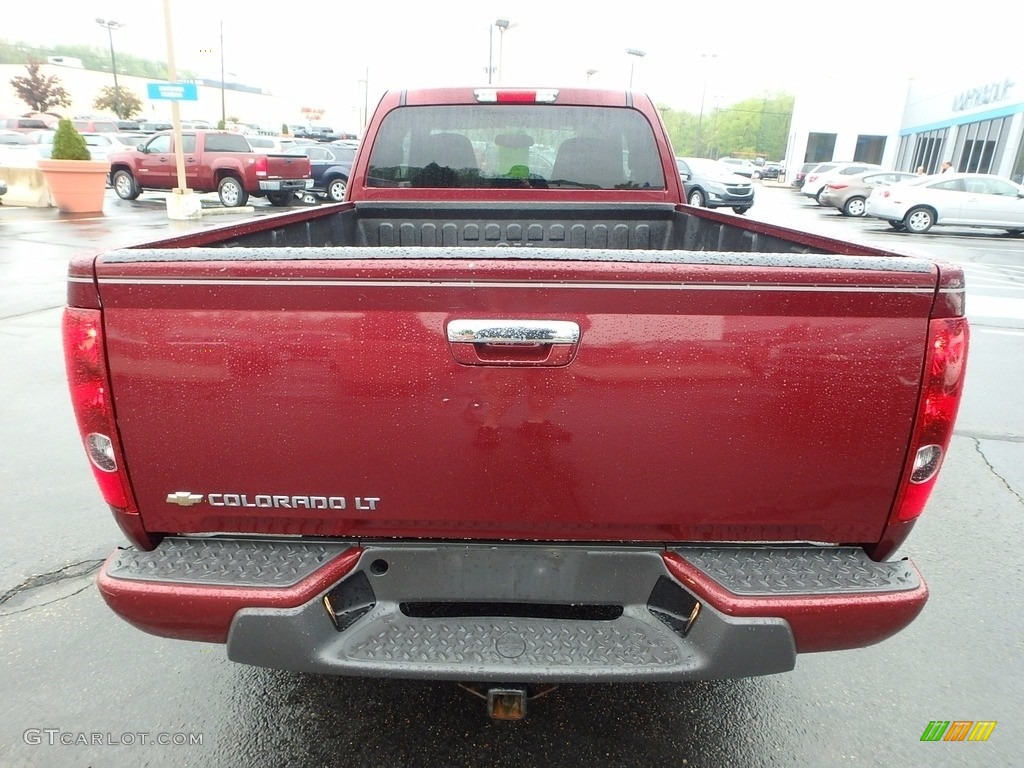2009 Colorado LT Extended Cab - Deep Ruby Red Metallic / Ebony photo #6