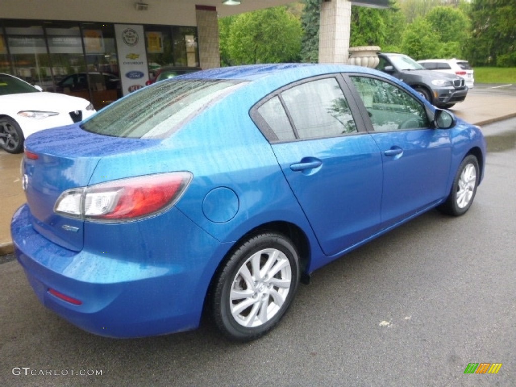 2012 MAZDA3 i Touring 4 Door - Sky Blue Mica / Black photo #2