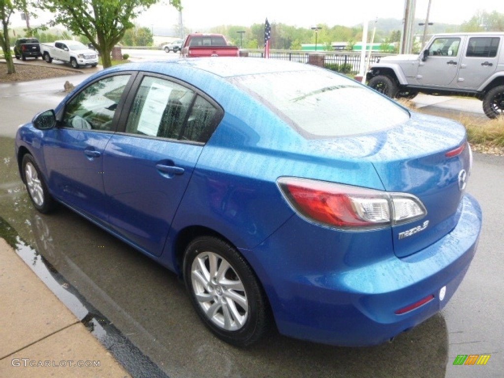 2012 MAZDA3 i Touring 4 Door - Sky Blue Mica / Black photo #7