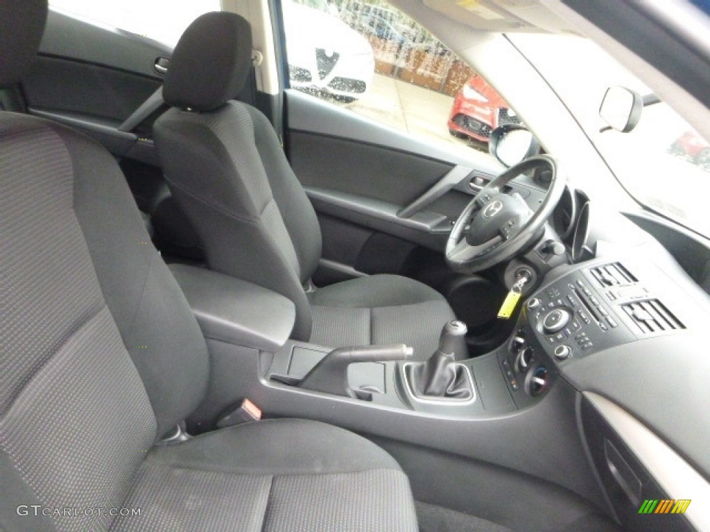 2012 MAZDA3 i Touring 4 Door - Sky Blue Mica / Black photo #12