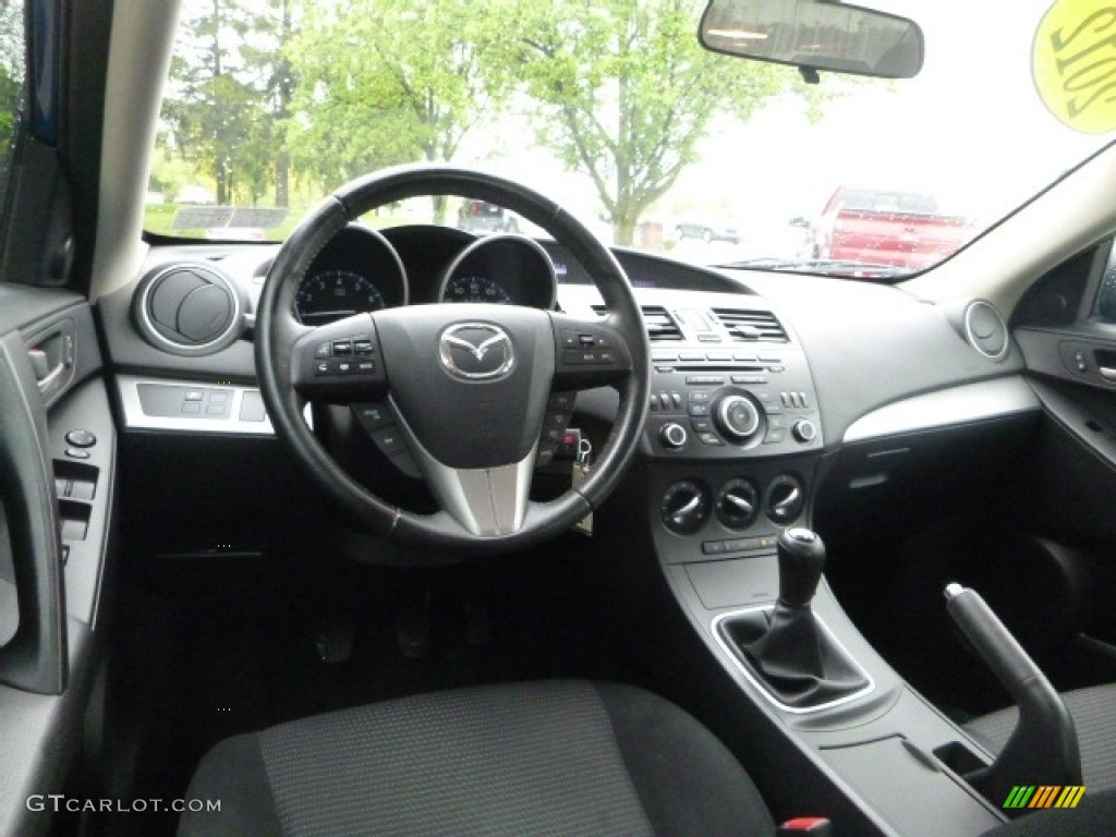 2012 MAZDA3 i Touring 4 Door - Sky Blue Mica / Black photo #14