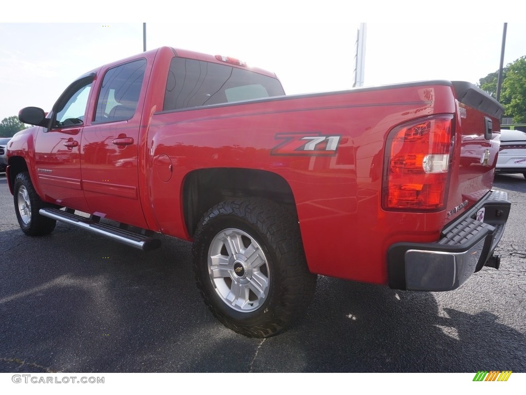 2012 Silverado 1500 LT Crew Cab - Victory Red / Ebony photo #5