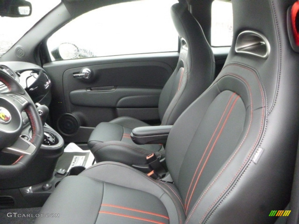 2017 Fiat 500c Abarth Front Seat Photo #120419876
