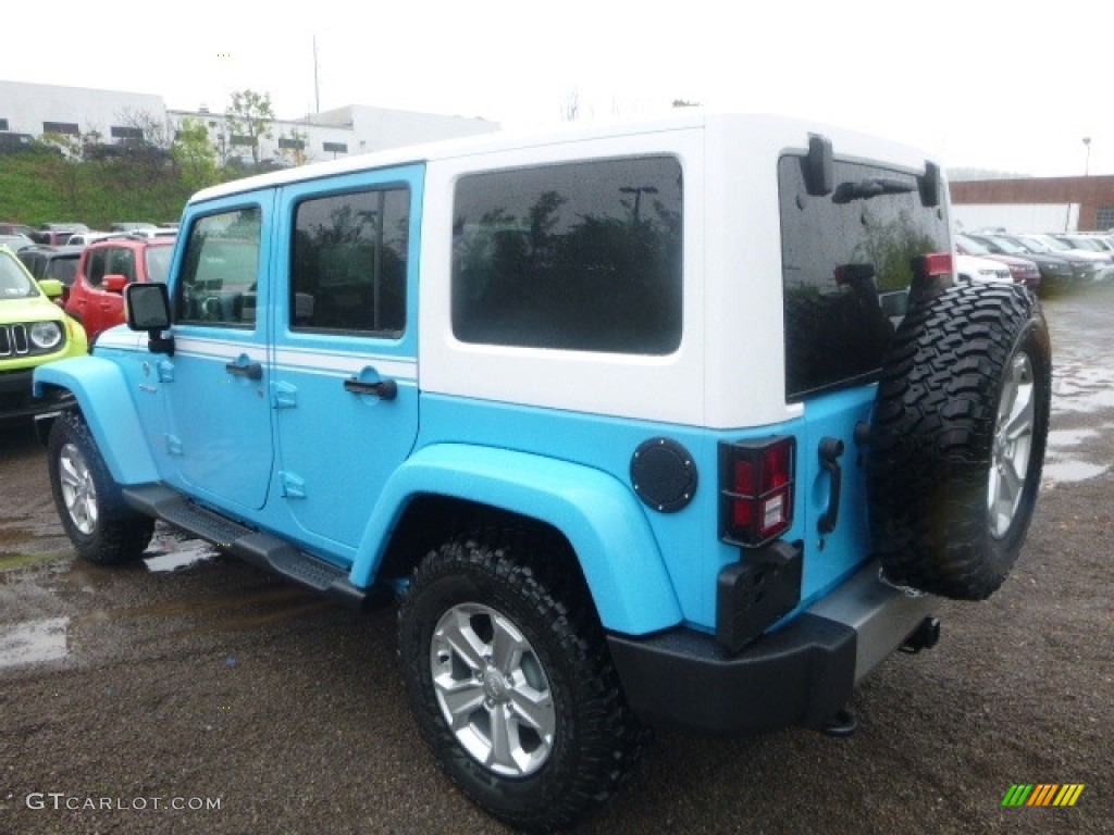2017 Wrangler Unlimited Chief Edition 4x4 - Chief Blue / Black photo #3
