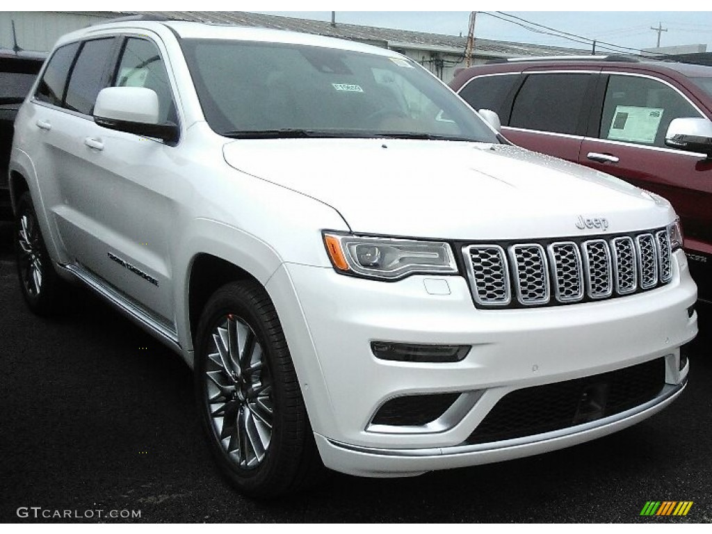 2017 Grand Cherokee Summit 4x4 - Ivory Tri-Coat / Dark Sienna Brown/Black photo #2