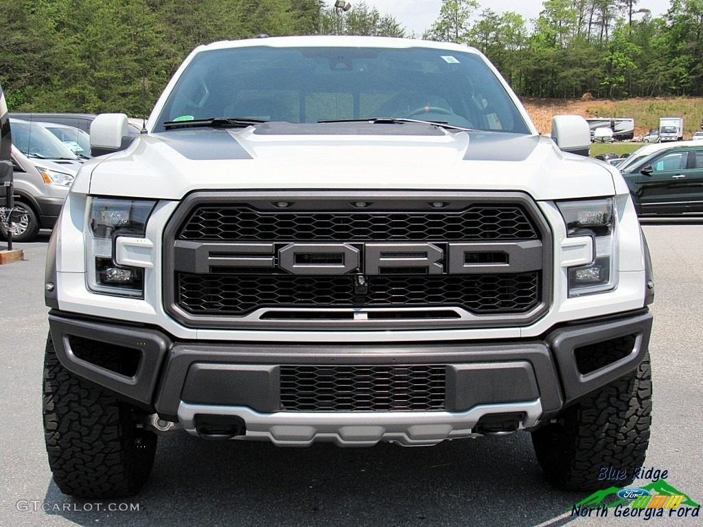 2017 F150 SVT Raptor SuperCrew 4x4 - Avalanche / Raptor Black/Orange Accent photo #8