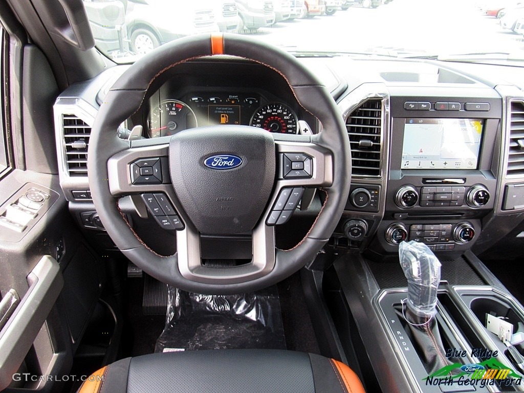 2017 F150 SVT Raptor SuperCrew 4x4 - Avalanche / Raptor Black/Orange Accent photo #17