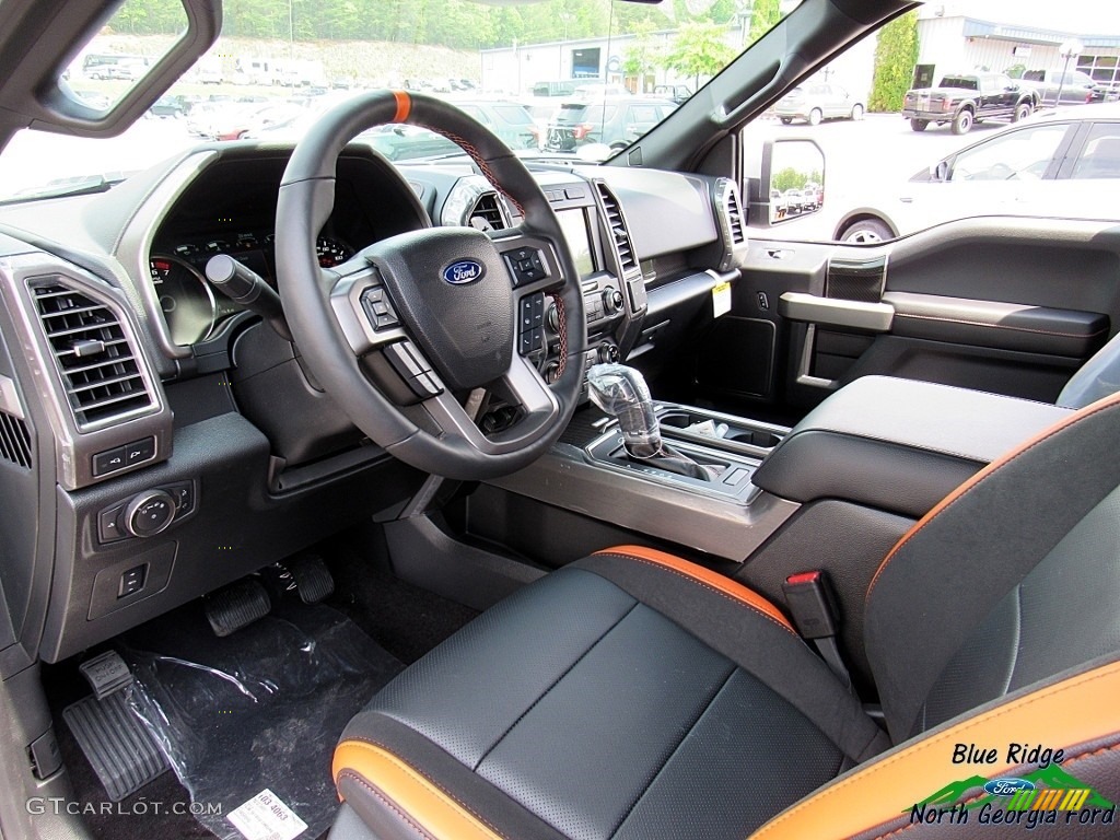 2017 F150 SVT Raptor SuperCrew 4x4 - Avalanche / Raptor Black/Orange Accent photo #38