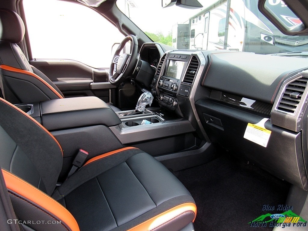 2017 F150 SVT Raptor SuperCrew 4x4 - Avalanche / Raptor Black/Orange Accent photo #39