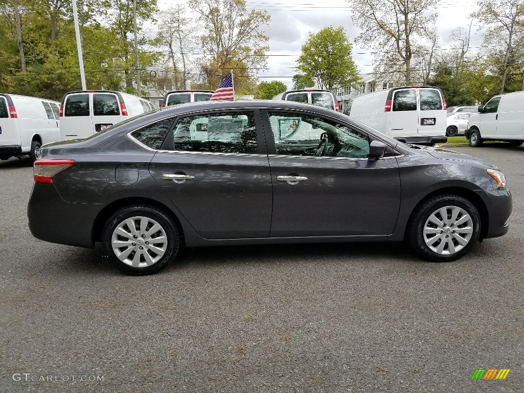 2014 Sentra S - Amethyst Gray / Charcoal photo #5