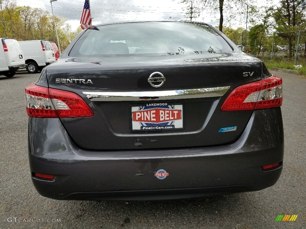 2014 Sentra S - Amethyst Gray / Charcoal photo #8