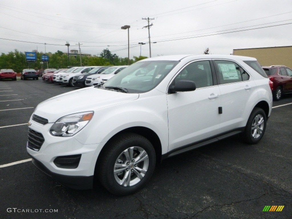 2017 Equinox LS - Summit White / Jet Black photo #1