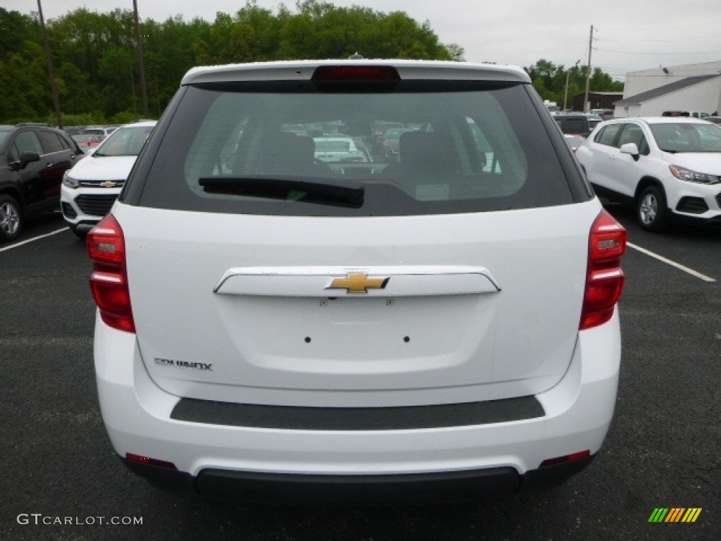 2017 Equinox LS - Summit White / Jet Black photo #4